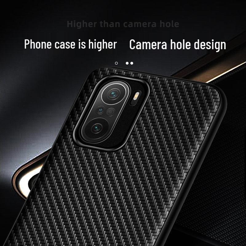 Redmi K-Series (K50/K40/K30s/K20 Pro) and Note Series (Note 11/9/8) Kevlar Pattern Drop-Proof Mobile Case (5G Compatible)
