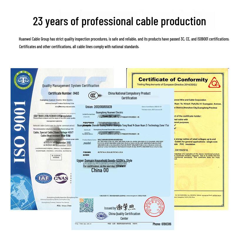 Huanwei RV 1.5mm² Single-Core Copper Ground Wire