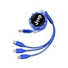 Car Interior Phone Charging Cable 3 In 1 Retractable Data For Jeep Grand Cherokee Wrangler JK Gladiator Compass Renegade Patriot AKL1