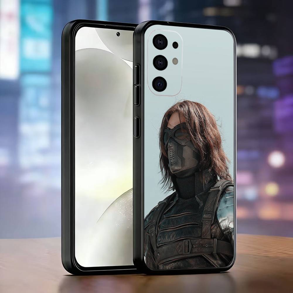 B-Bucky Barne-Winter S-Soldier Phone Case For Samsung S25,S24,S21,S22,S23,S30,Ultra,S20,Plus,Fe,Soft Silicone Black Cover