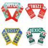 European Cup Soccer Scarf With Quickdry Cotton Fabric For Fans And Collectors