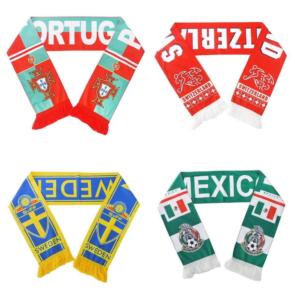 European Cup Soccer Scarf With Quickdry Cotton Fabric For Fans And Collectors