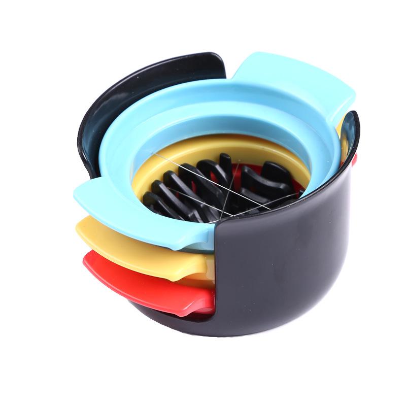 Japanese Egg Slicer: Stainless Steel 3-in-1 Wire Cutter & Divider Tool