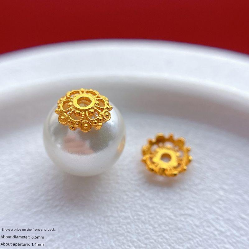 

Ancient Style Silver Accessories Argent Pur Rhinestone-Encrusted Receptacle Bead Cushion Spacer Beads Spacer Gasket DIY Bracelet Ornament Accessories LA437 925 silver flower holder bead holder spacer