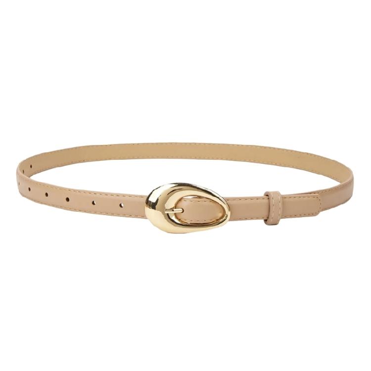 

Modern Aesthetic Waist Strap Durability PU Material Trendy Belt with Buckles Everyday Wear For Women And Teens абрикосовый