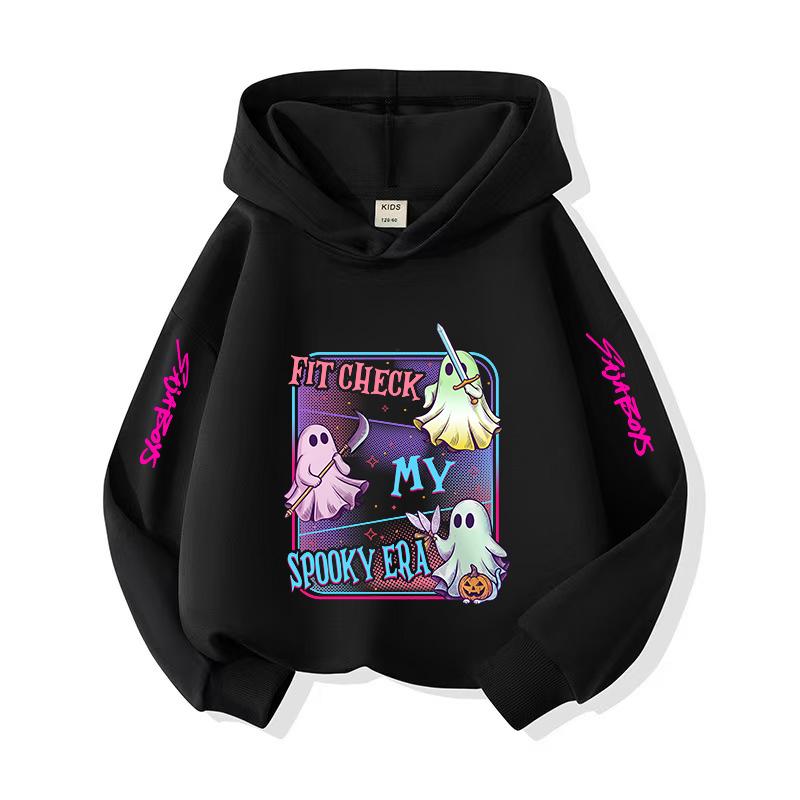 2025 New K-POP Animated Children's Hoodie Fashion Cartoon Printed Girls' Hoodie Sportswear Casual Style Top