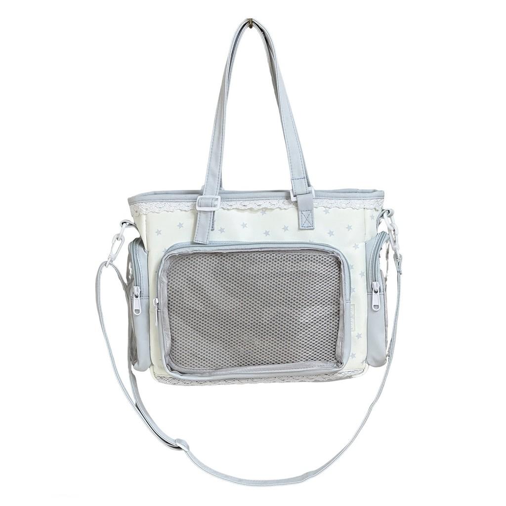 Student Tote Bag With Nylon Material And Zipper Closure For Casual School Travel Use