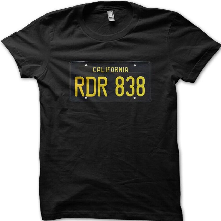 Bullitt 68 license plate RDR838 the other car cotton t-shirt 9041 S