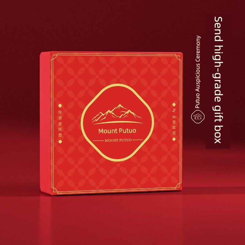 

Putuo Mountain 2025 Snake Year This Animal Year Red Rope Bracelet Female Taisui Charm Extremely Fine Red Hand Strap Dragon Gift [Gift of Mount Putuo Gift Box/Year of the Dragon]]