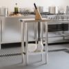Kitchen Work Table 55 X 55 X 85 Cm Stainless Steel