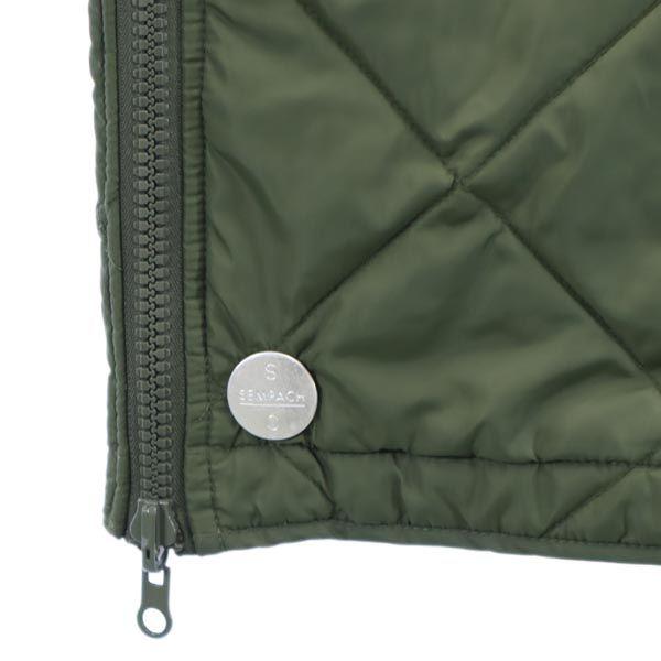 SEMPACH Nylon Quilted Jacket S Khaki Men's Used