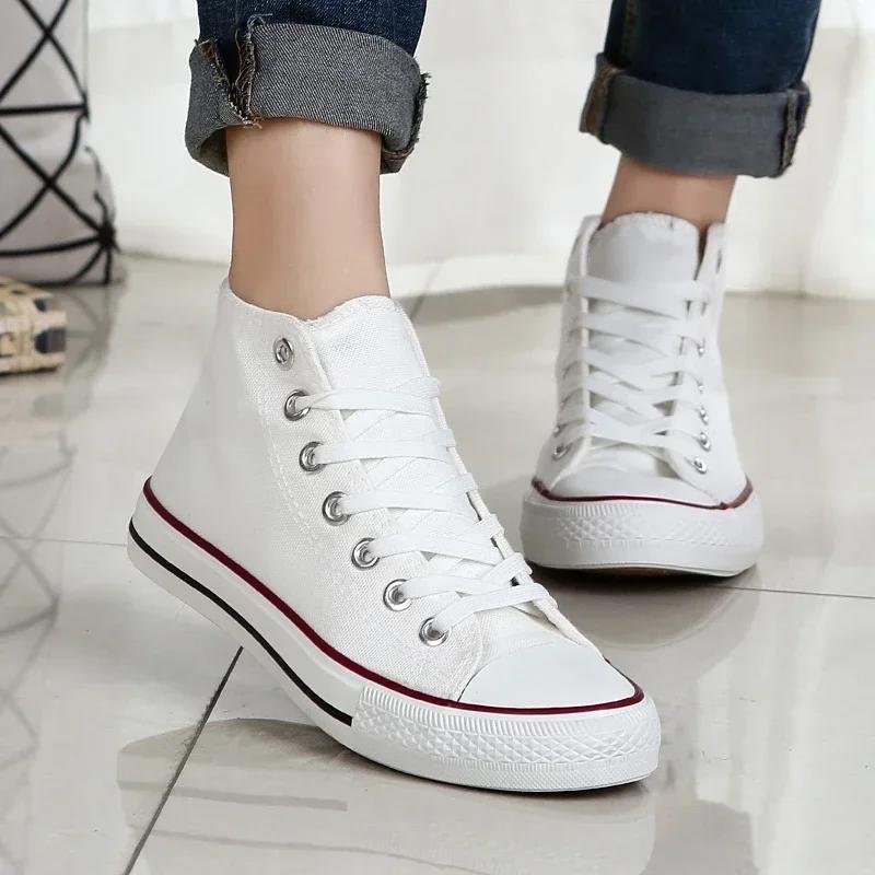 

New Korean Breathable High Top Men s Canvas Shoes Trendy Casual Board Shoes Versatile Student Single Shoes Zapatillas Hombre 35