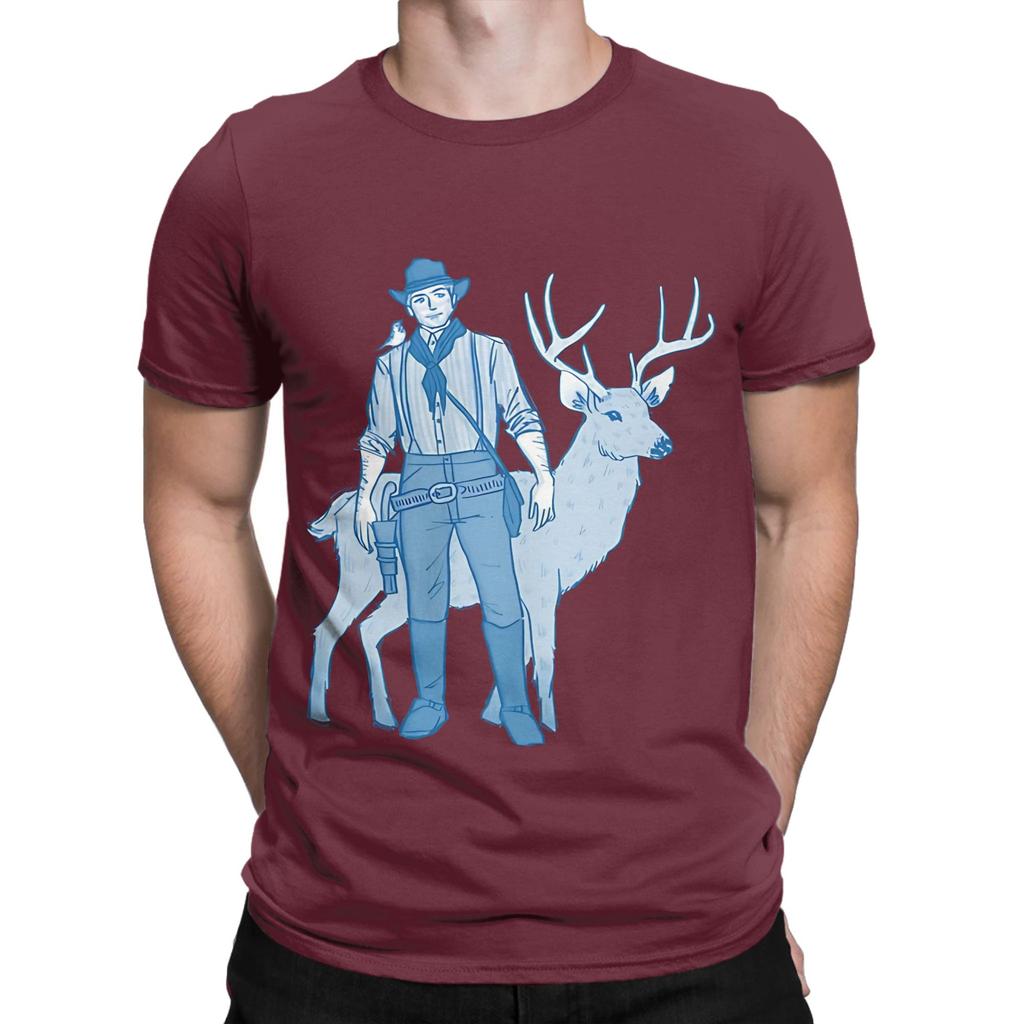 Arthur Morgan Buck Spirit Animal High Honor Novelty 100 Cotton TShirt Red Dead Redemption Tops Tees For Unisex