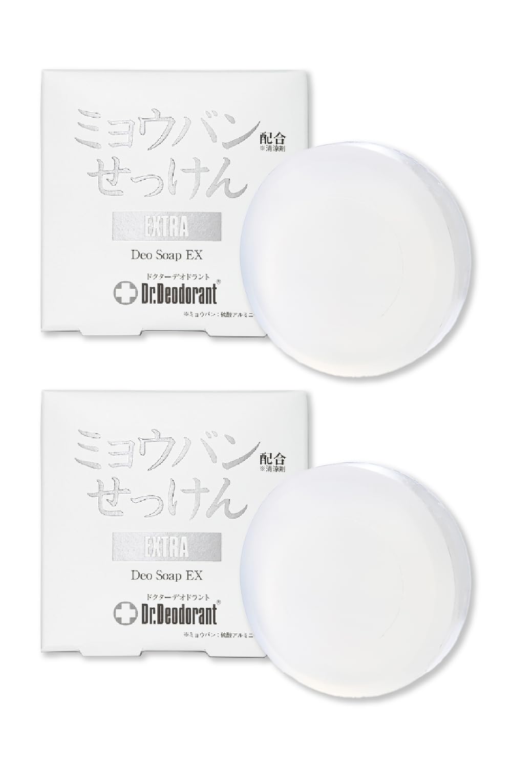 

Лечебное квасцовое мыло EX для дезодоранта от запаха подмышек и ног (2 упаковки) Облегчение, Доктор. [Квазинаркотик]