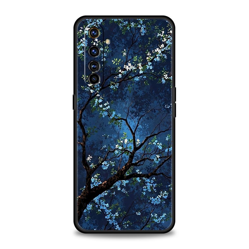 Fashion Tree Summer Flower Case For Realme 16 15T 14 13 12 11 10 4G 9 8 5G Pro Plus C21 C25 C35 GT5 GT3 GT2 Neo 2 3 3T 5 Cover