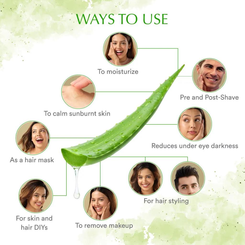 WOW Skin Science Aloe Vera Multipurpose Beauty Gel for Skin and Hair 60 Ml Daily Moisturizer
