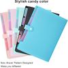 NAFY Colorful Expanding File Folder, 5 Pockets Folder with Colored Labels Portable Weave Pattern Accordion File Folder A4 Letter Size Project