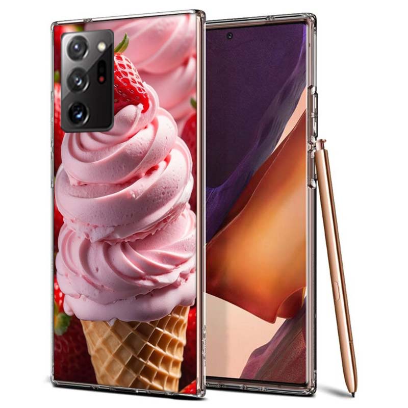 Bunte Eiscreme und Eis am Stiel Handyhülle für Samsung A55 A35 A25 A15 A07 A05S A16 A17 A26 A36 A37 A56 A57 Galaxy Note 20 10 A