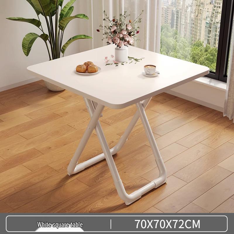 Compact Foldable Round Dining Table for Small Spaces
