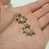 1pc Stainless Steel Taper Spike Rivet Ear Hoop Pierced Earring Men Women Punk Rock Cartilage Tragus Helix Piercing Earrings 16G