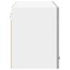 Wall Cabinet Concrete Grey and White 80 x 31 x 40 cm Engineered Wood