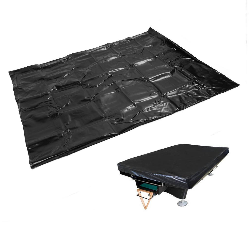 Billiard Pool Table Cover, Ltherette Pool Table Cover Water Proof Billiard Table Dust Cover Reusable Billiard Table Shade Compatible with