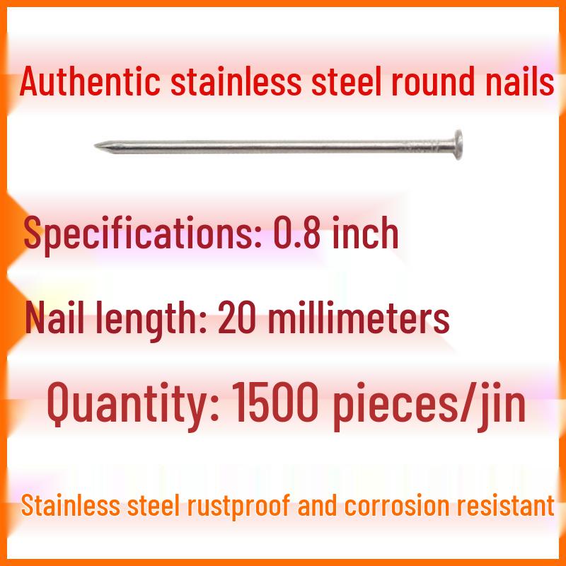 Gwoździe okrągłe 5-calowe: Stal nierdzewna, Żelazo, Drut, Stolarstwo, Gwoździe małe