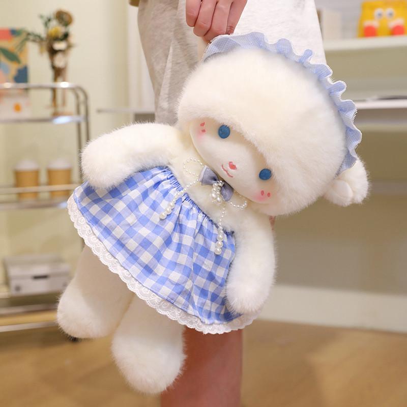 Lovey Sheep Plush Toy With Polyester Fiber Filling For Kids And Teens