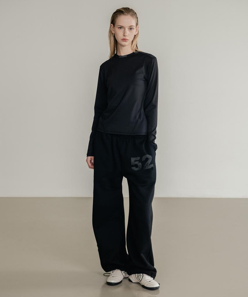 SSIN AND LEE (W) Active Long Sleeve Jersey Top Black