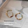 Colorful Dopamine Drip Hoop Earrings - Summer 2024 Luxury Style for Women