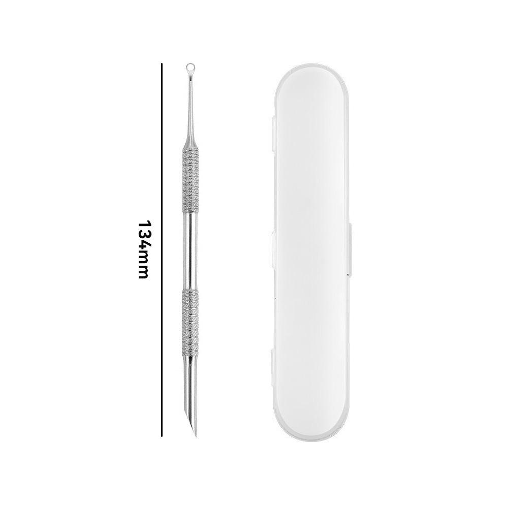 Stainless Steel Dual-End Nail Cuticle Pusher and Remover Tool