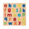 Macaron Color Wooden Alphabet & Number Puzzle for Children's Early Education, Ages 3-6