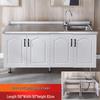 Economical Stainless Steel Kitchen Cabinet for Rental Homes