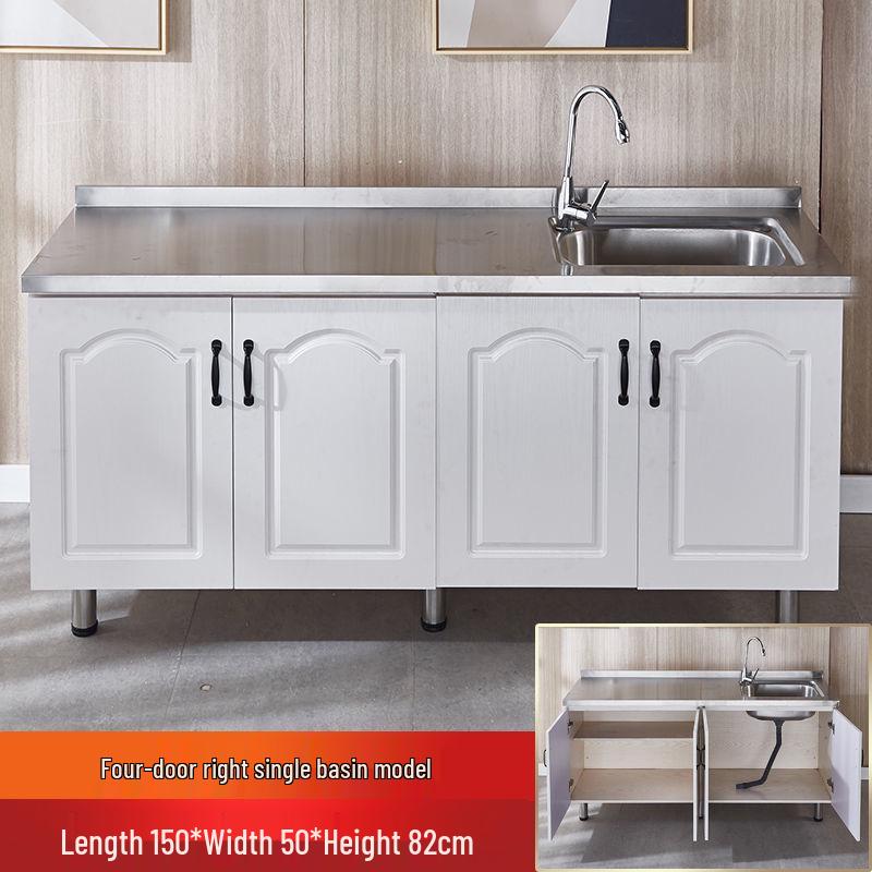 Economical Stainless Steel Kitchen Cabinet for Rental Homes