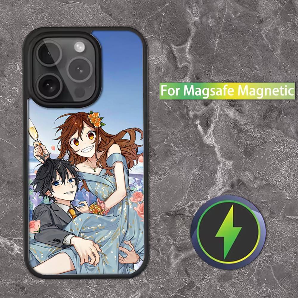 Anime H-Horimiya Phone Case For iPhone 17,16,15,14,13,12,11,Pro,Max,Plus,Mini,SE Magsafe Magnetic Wireless Charging