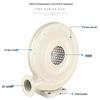 1100W 220V Medium Pressure Blower Fan CN plug (adapter included)