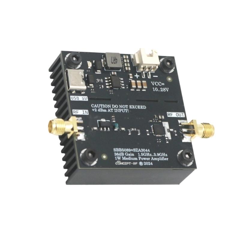 Low Noise Amplifier 36dB Gains 1.5GHz-3.9GHz Precise Transmission Power Preamplifier Module