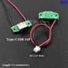 USB 3.1 Type-C Female Test Board Module with Cable XH1.25 XH2.54 PH2.0 USB-16P Power Adapter PCB Board Welding DIY Data Cable