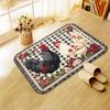 1Pcs Anti Fatigue Kitchen Rugs Rooster Print Waterproof Non-Slip Thick Cushioned Kitchen Mat Heavy Duty Comfort Standing Mat for Kitchen Bathroom
