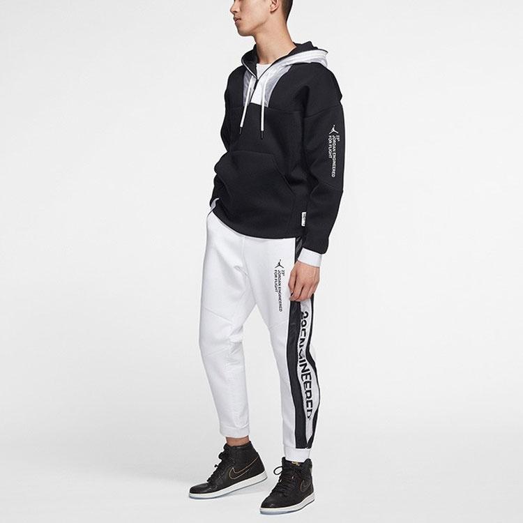 Air Jordan Engineered 1/2 Zipper Hoodie 'Black' Men's AT9780-010