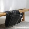 Large Capacity Felt Storage Bag Anti-slip with Pocket Bedside Hanging Bag Remote Holder