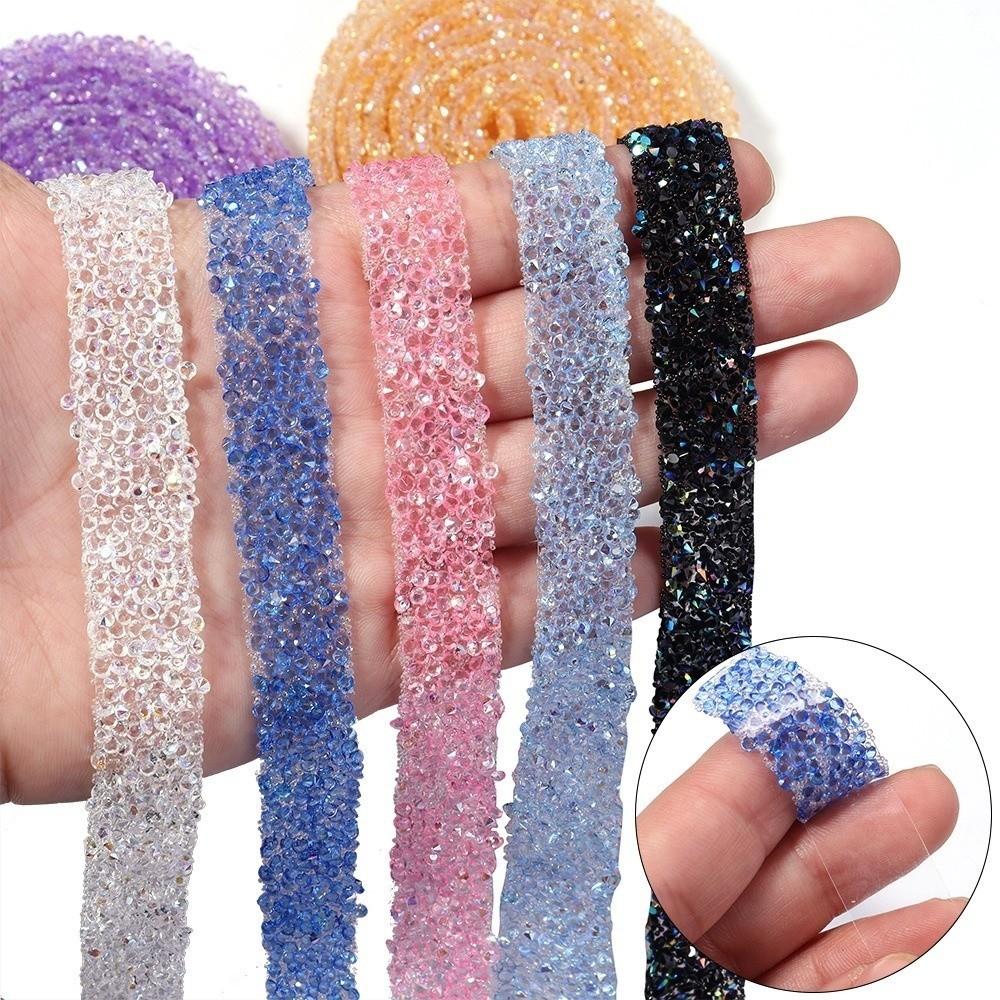 Decorations Trim Self Adhesive Chains Garment Accessories Resin Zirconia Chains Hairpin Decoration