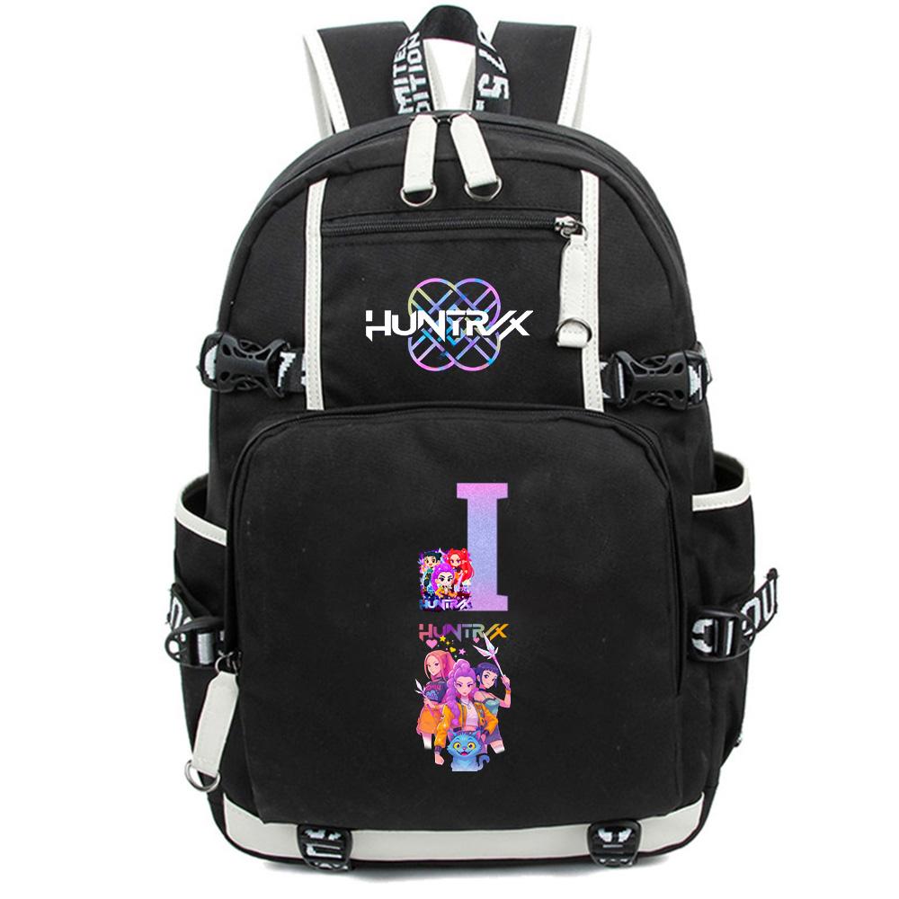 Roztomilý Kreslený K-Pop Lovci Démonů Batoh Velká Kapacita Školní Taška na Knihy Laptop Unisex Studenti Chlapec Dívka Školní Taška Cestovní Outdoorová Taška