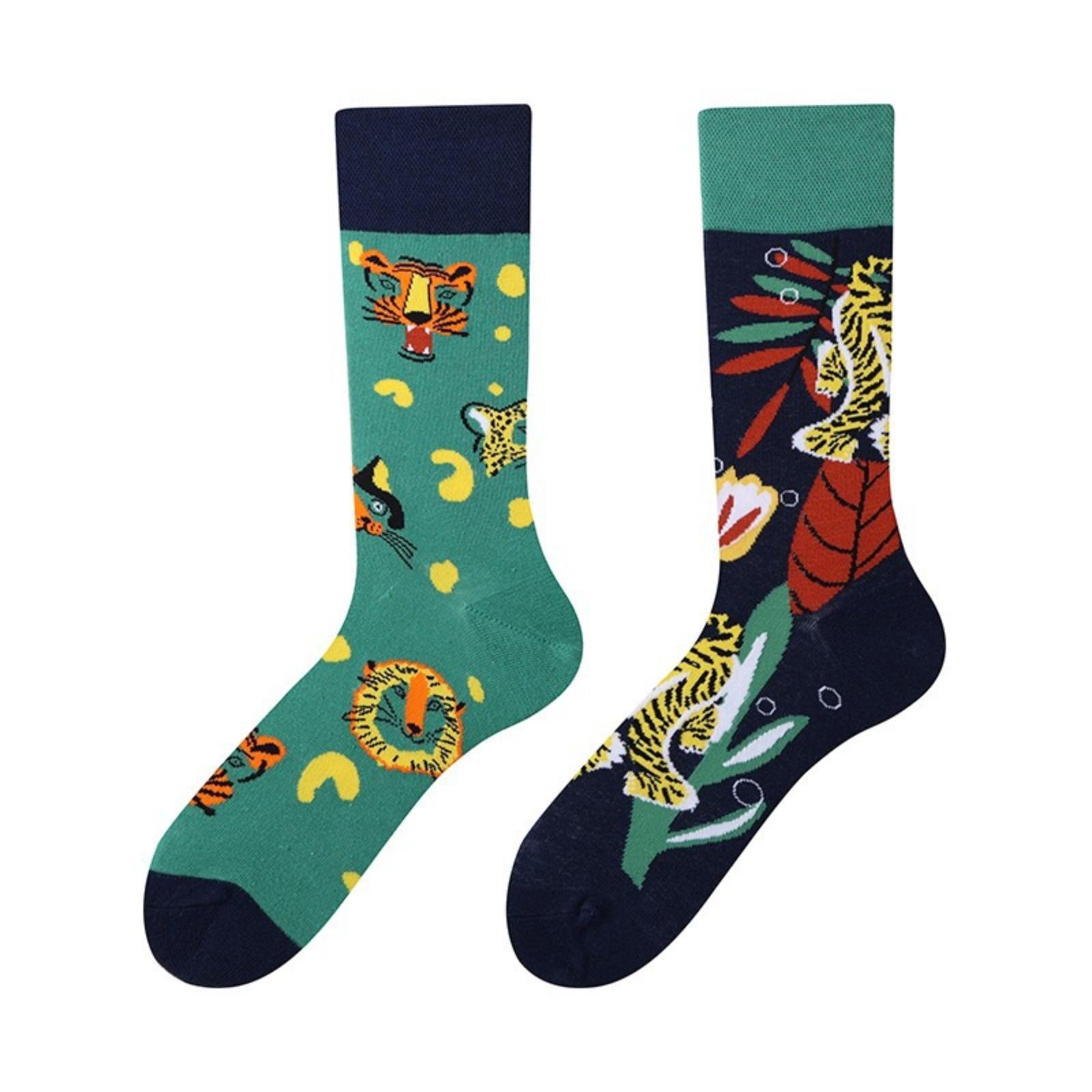 

Асимметричные длинные носки для парных спортивных носков One Size