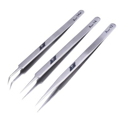 High Quality Stainless Steel Precision Tweezers Mobile Phone Repair Hand Tools