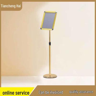 Stainless Steel A4 Floor Standing Sign Holder