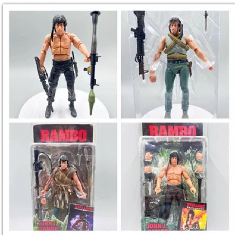 First Blood Rambo Battle Ready Sylvester Stallone 7 Inch Collectible Figure