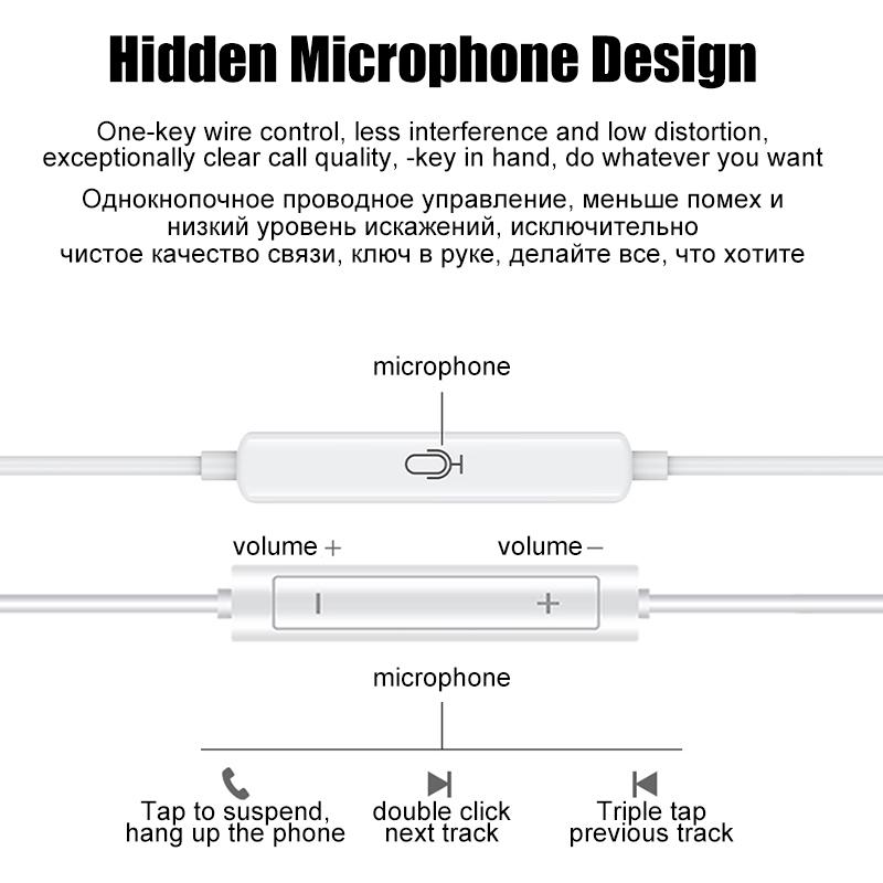 Original In-Ear Wired Earphones For Apple iPad iPhone 17 11 12 13 14 15 16 Pro Max TypeC Headphones Laptops Tablet 3.5mm Earbuds
