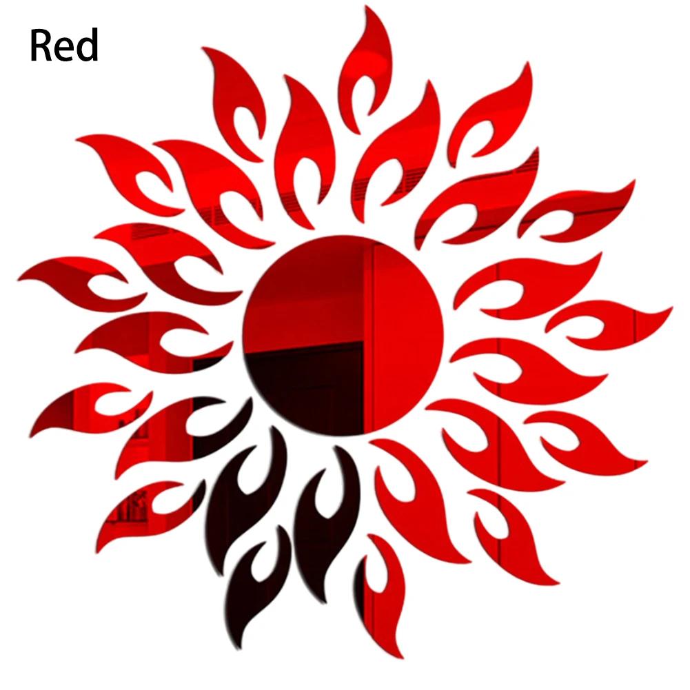 DIY Home Decor 3D Mirror Wall Sticker Reflective Mirror Effect Safe To Use Elegant Style Environmentally Friendly