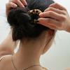 Hairpin U Shape Hair Jewelry Mini Women Leopard Hair Fork for Festival
